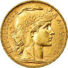 Moneda, Francia, Marianne, 20 Francs, 1903, Paris, EBC, Oro, KM:847