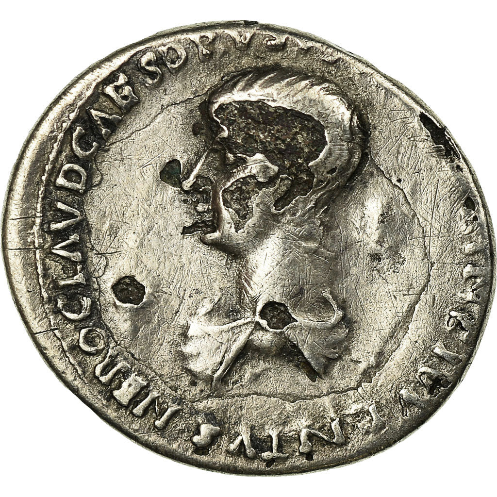 Moneta, Nero, Denarius, Rome, MB+, Argento, Cohen:312