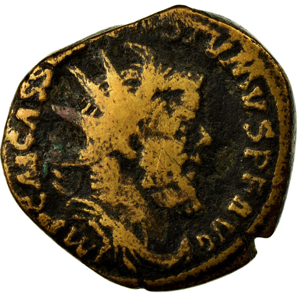 Monnaie, Postume, Double Sestertius, 260-261, Trèves ou Cologne, TB, Cuivre