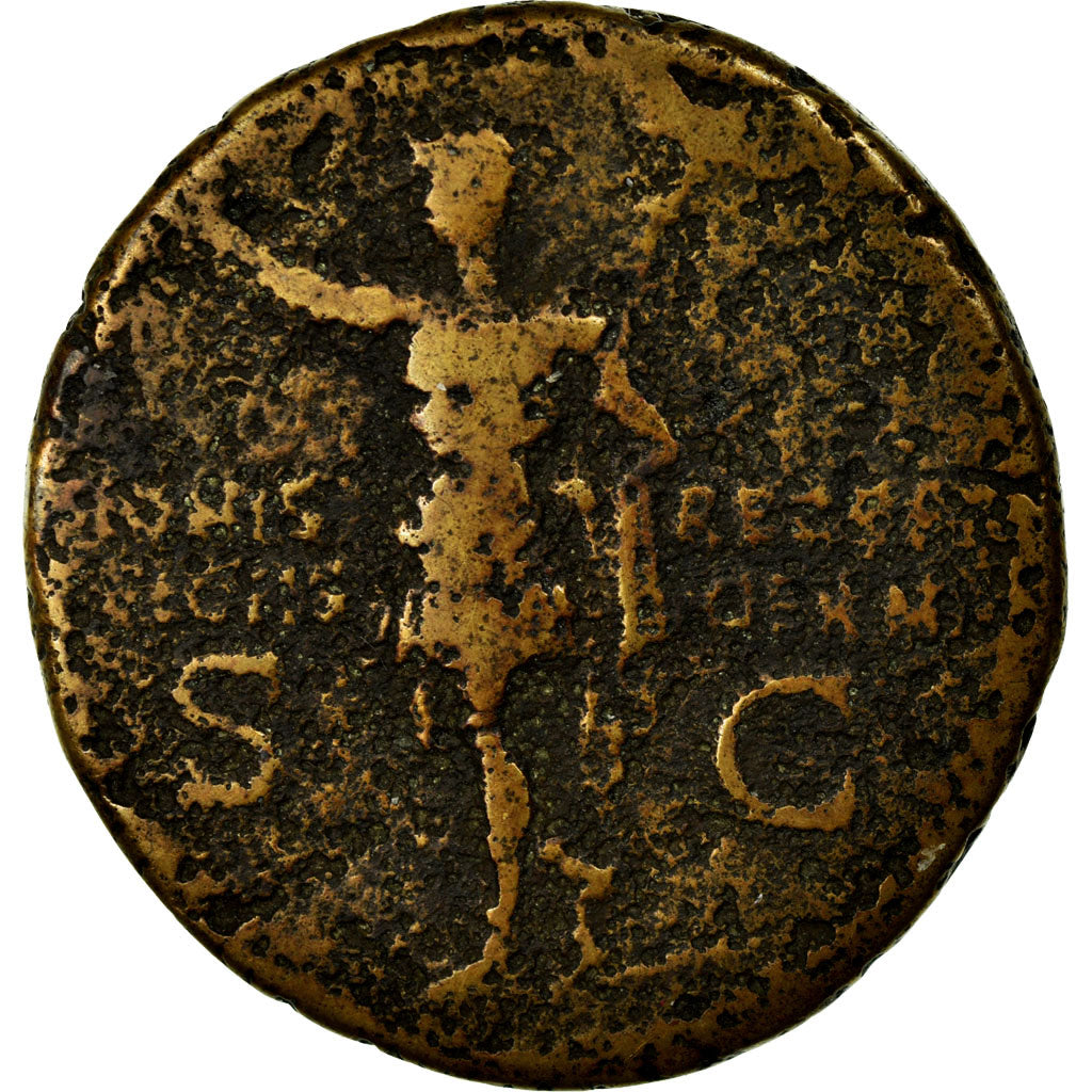 Coin, Caligula, As, Rome, F(12-15), Bronze, RIC:57
