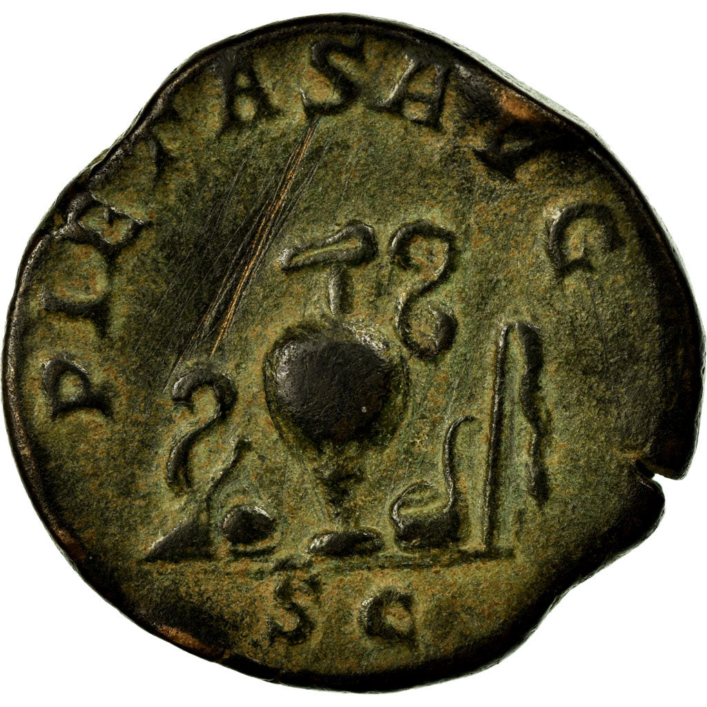 Coin, Maximus, Sestertius, Rome, VF(30-35), Bronze, RIC:11