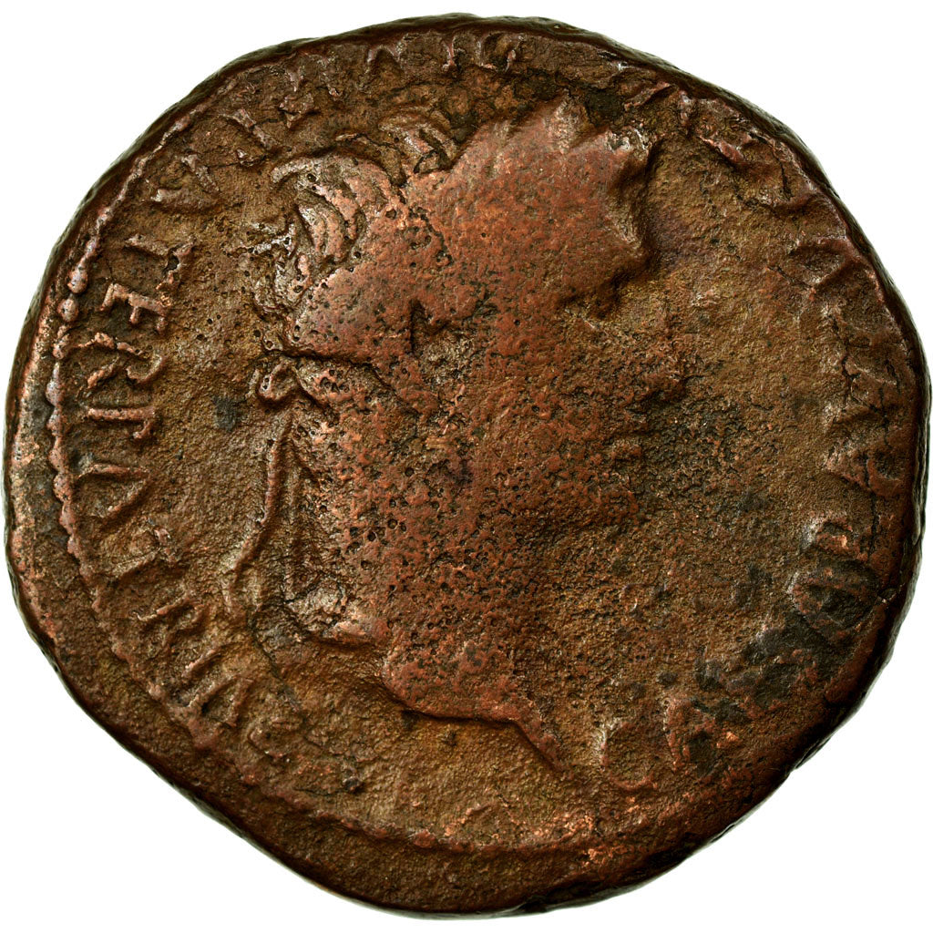 Coin, Augustus, As, Lyon, VF(20-25), Bronze, RIC:233