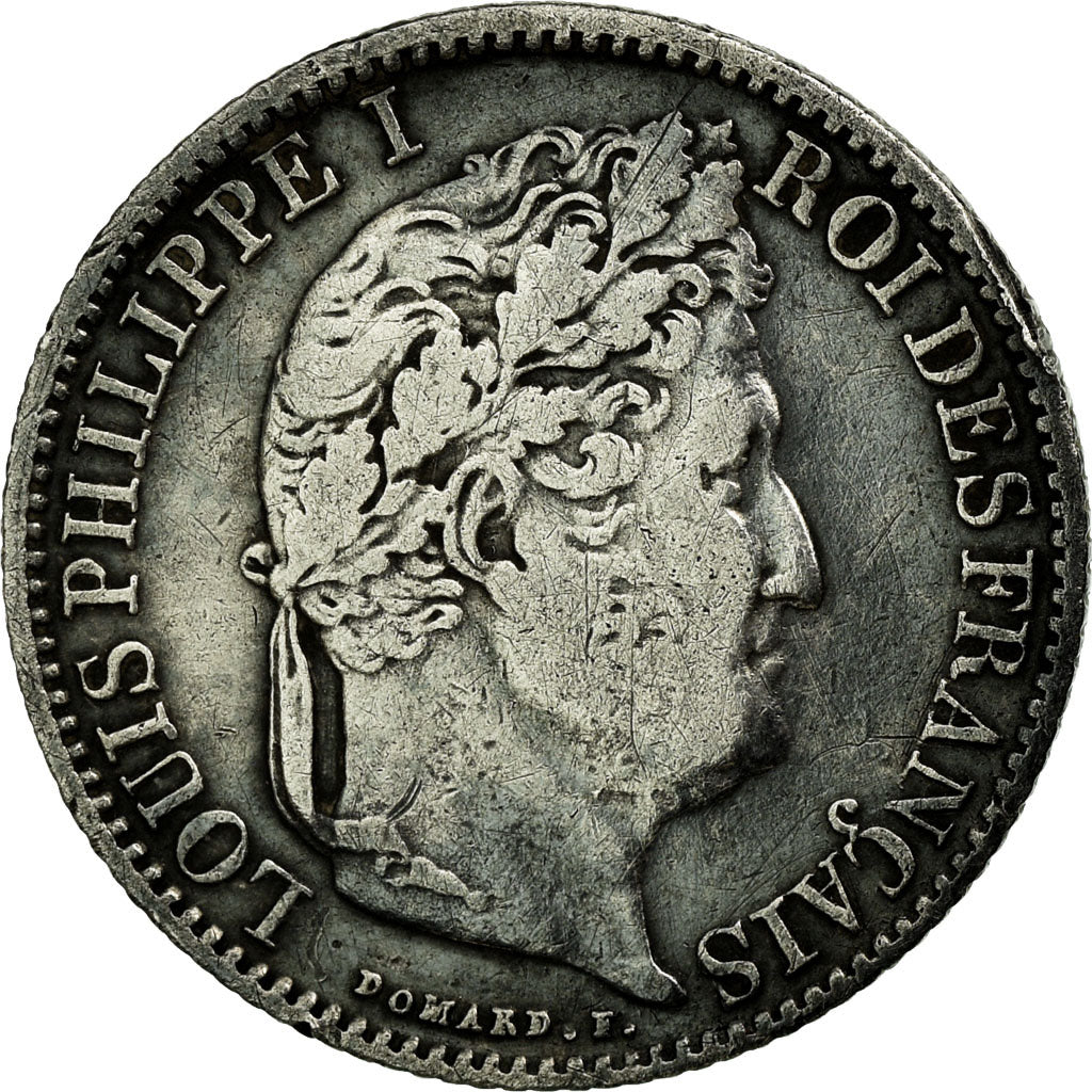 Moneta, Francja, Louis-Philippe, 1/2 Franc, 1831, Rouen, EF(40-45), Srebro