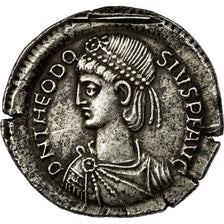 Moneta, Theodosius I, Miliarense, 379/395, Constantinople, Very rare, BB