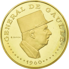 Coin, Chad, 10000 Francs, 1960, MS(63), Gold, KM:11