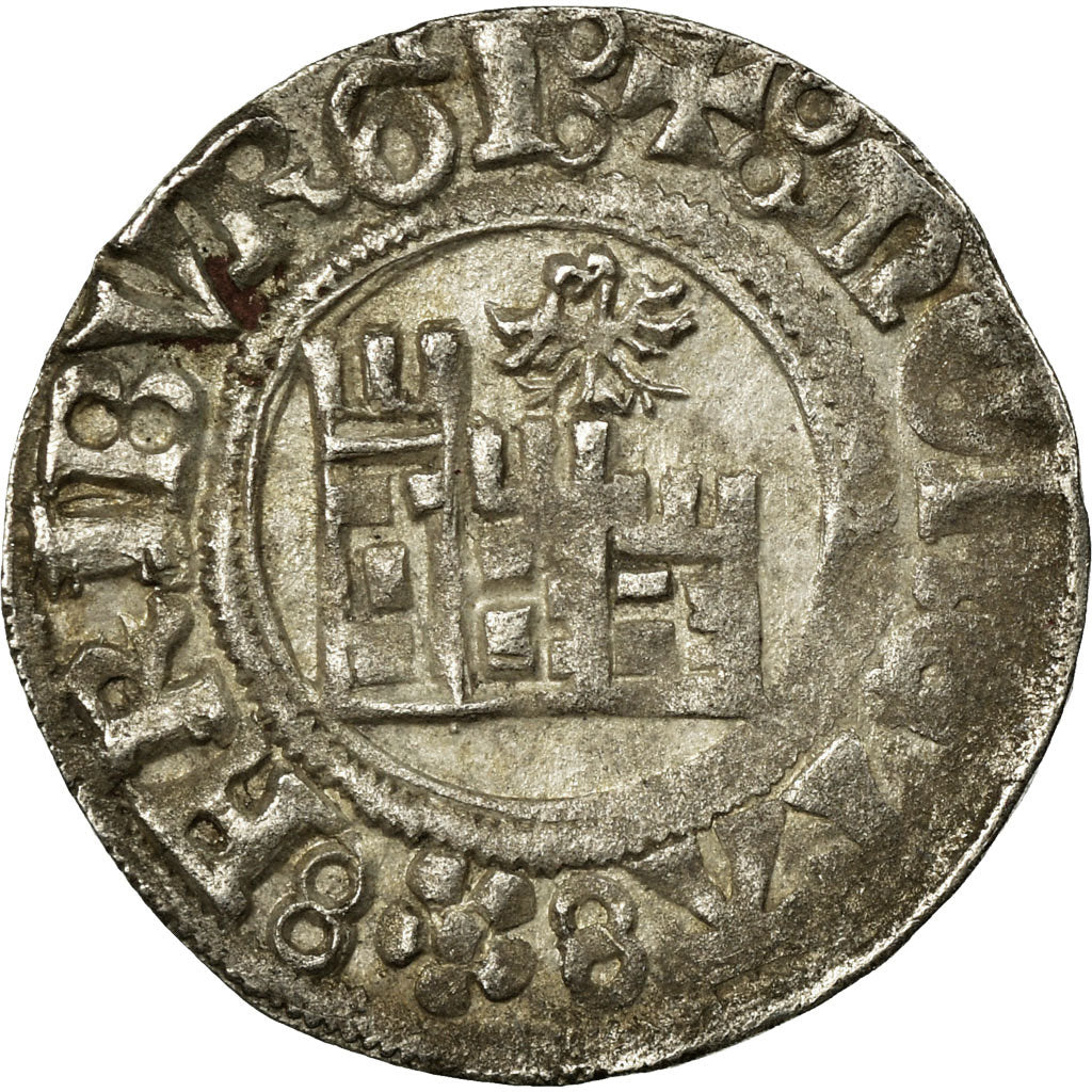 Monnaie, Suisse, Fribourg, Fünfer, XVIth Century, Fribourg, TTB, Argent