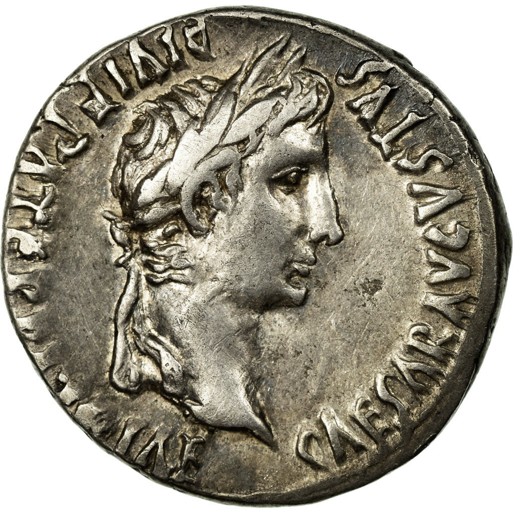 Coin, Augustus, Denarius, 1-12, Rome, AU(50-53), Silver, RIC:208