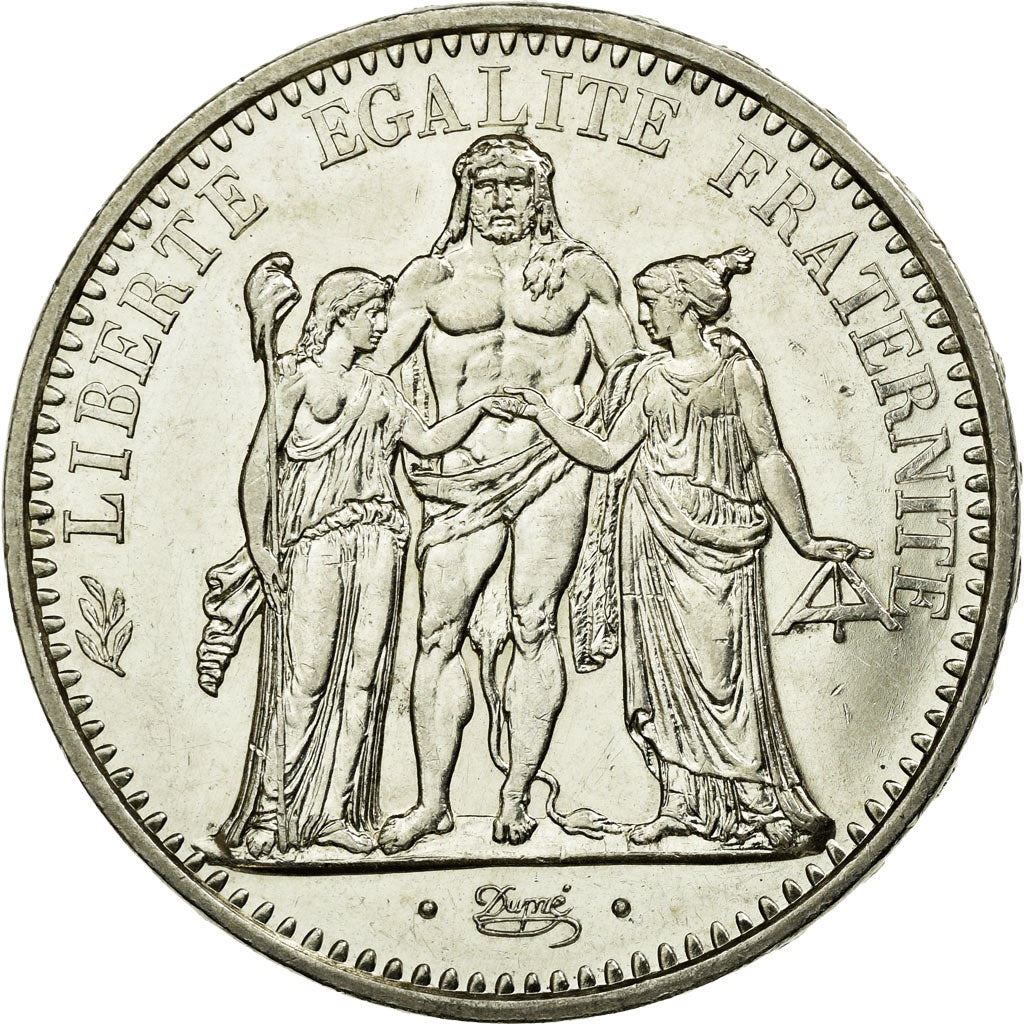 Coin, France, Hercule, 10 Francs, 1966, Paris, AU(55-58), Silver, KM:932