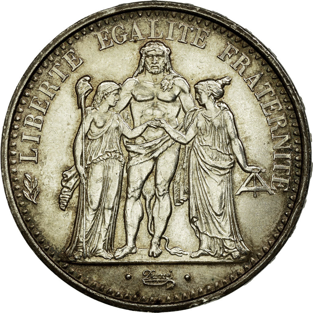 Coin, France, Hercule, 10 Francs, 1968, Paris, AU(55-58), Silver, KM:932
