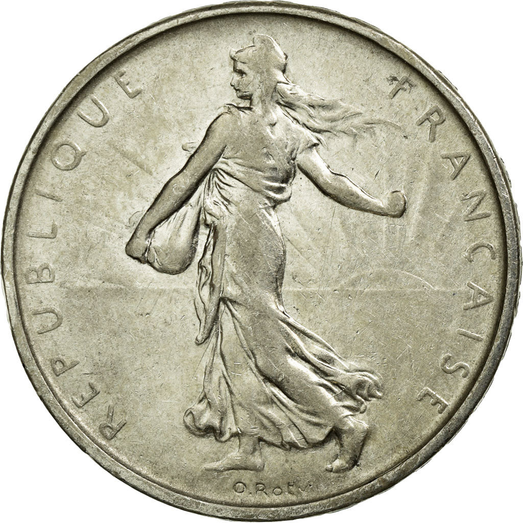 Coin, France, Semeuse, 5 Francs, 1963, Paris, AU(50-53), Silver, KM:926