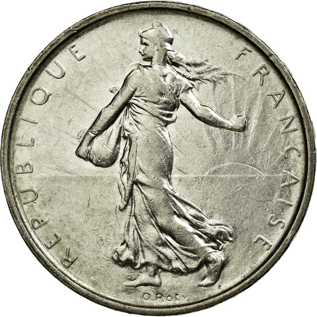 Coin, France, Semeuse, 5 Francs, 1966, Paris, AU(50-53), Silver, KM:926
