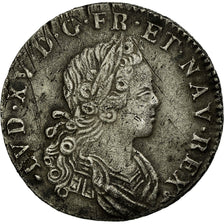 Munten, Frankrijk, Louis XV, 1/6 Écu (XX – S) de France-Navarre, 20 Sols, 1/6