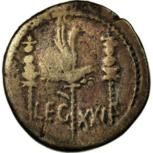 Coin, Marcus Antonius, Denarius, Rome, F(12-15), Silver, Crawford:544/37