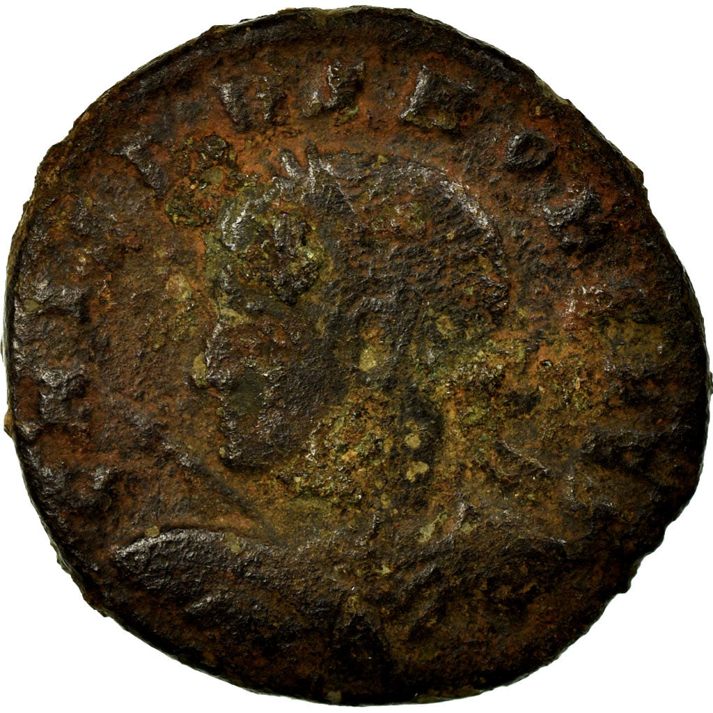 Moneta, Crispus, Nummus, 322, Roma, F(12-15), Miedź, RIC:152