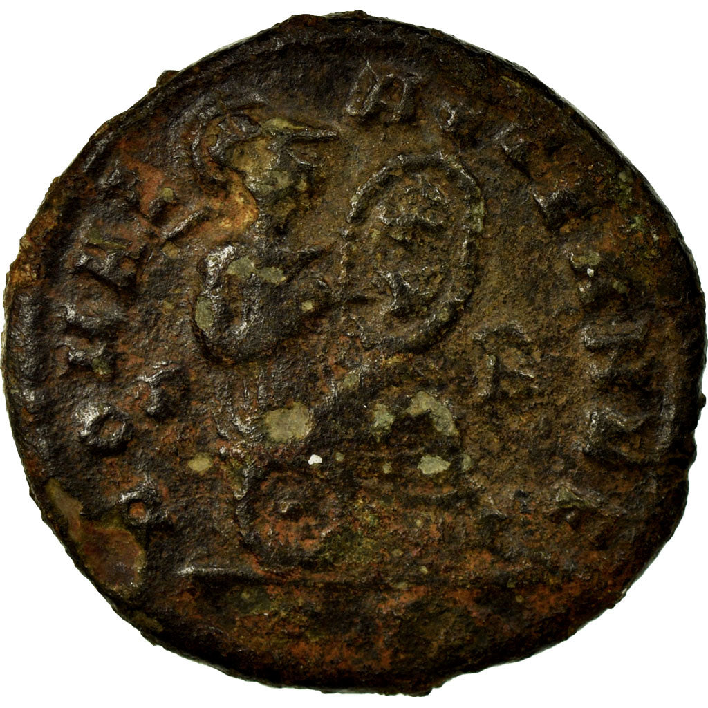 Moneta, Crispus, Nummus, 322, Roma, F(12-15), Miedź, RIC:152