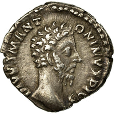 Coin, Marcus Aurelius, Denarius, 180, Roma, EF(40-45), Silver, RIC:272
