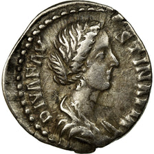 Coin, Faustina II, Denarius, 176, Roma, AU(50-53), Silver, RIC:746