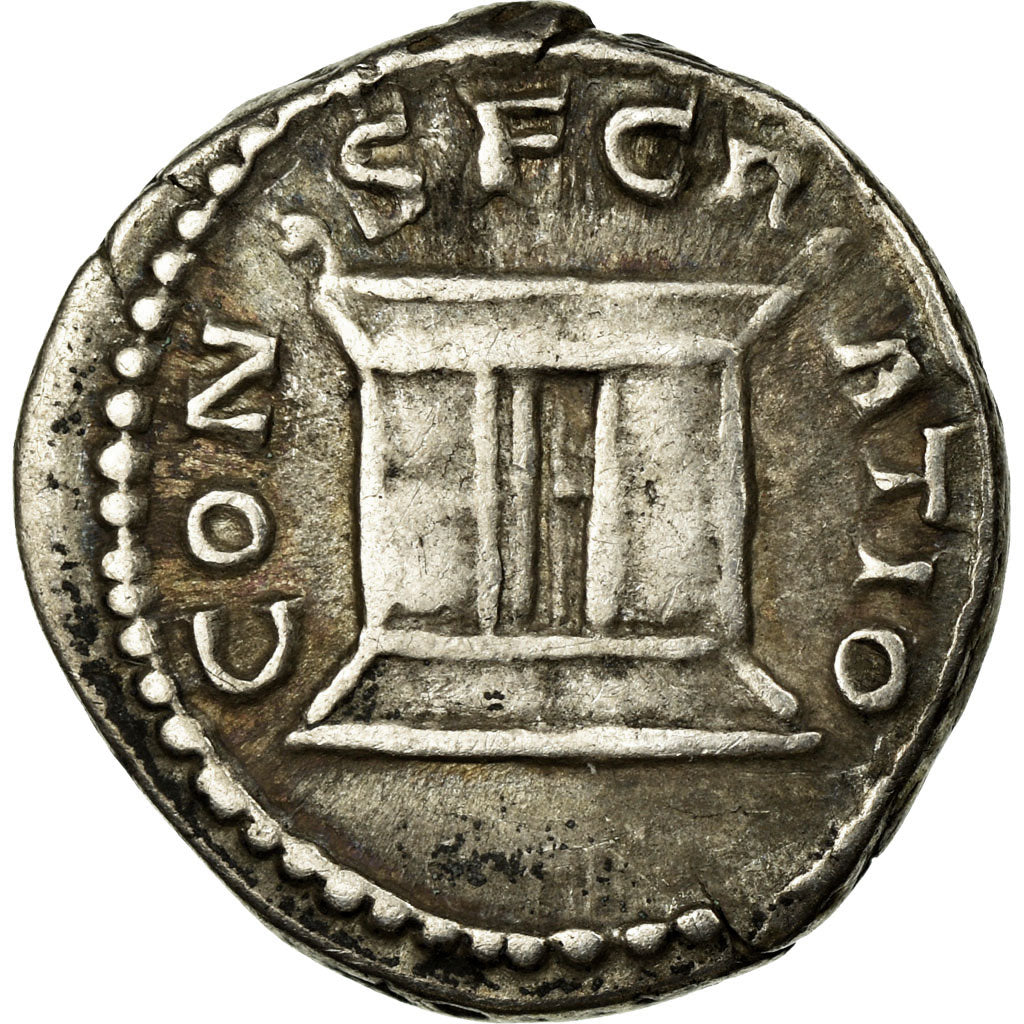 Coin, Faustina II, Denarius, 176, Roma, AU(50-53), Silver, RIC:746