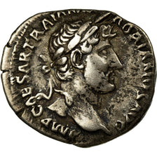 Monnaie, Hadrien, Denier, 119-120, Roma, TTB+, Argent, RIC:101