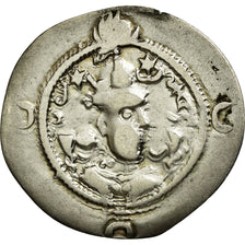 Moneda, Khusrau I, Drachm, BC+, Plata
