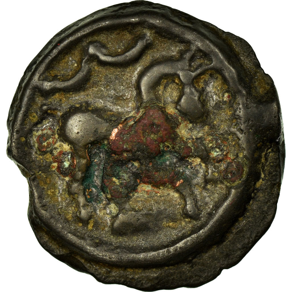 Coin, Suessiones, Potin, EF(40-45), Potin, Delestrée:684