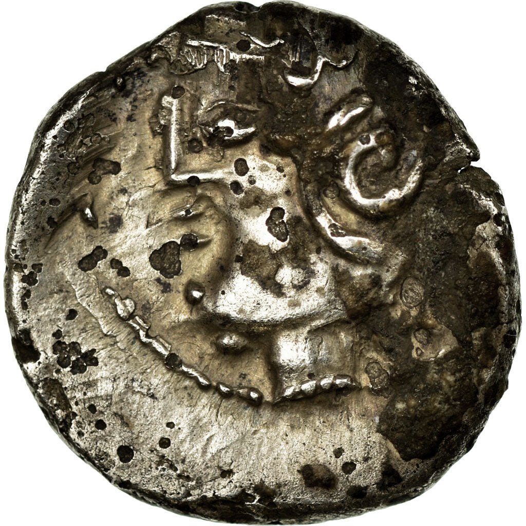 Moneta, Kaletedoy, Lingones, Quinarius, EF(40-45), Srebro, Delestrée:3199