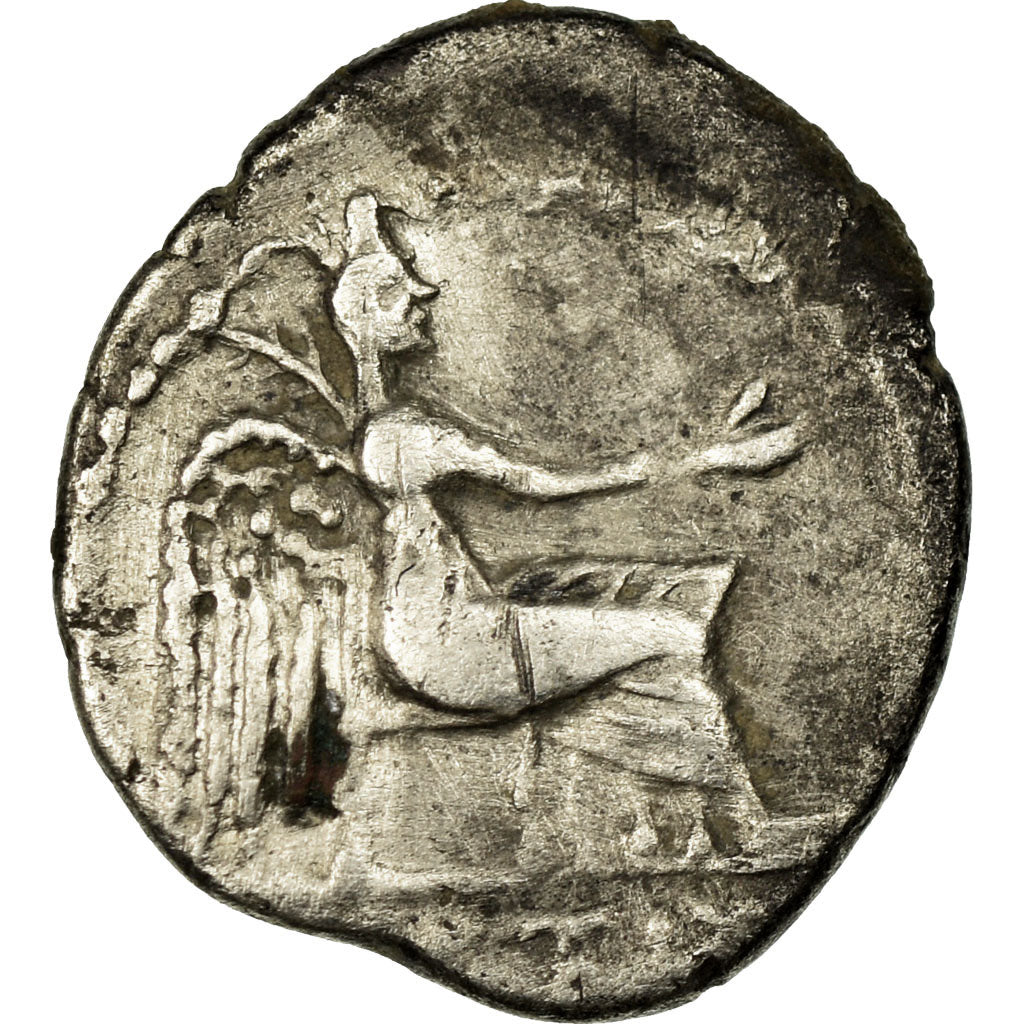 Coin, Cato Uticensis, Quinarius, Rome, EF(40-45), Silver, Crawford:462/2