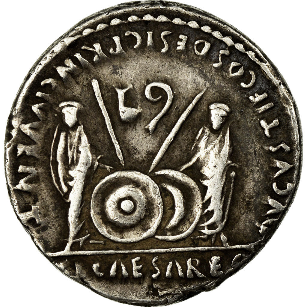 Coin, Augustus, Denarius, 1-12, Rome, AU(55-58), Silver, RIC:208