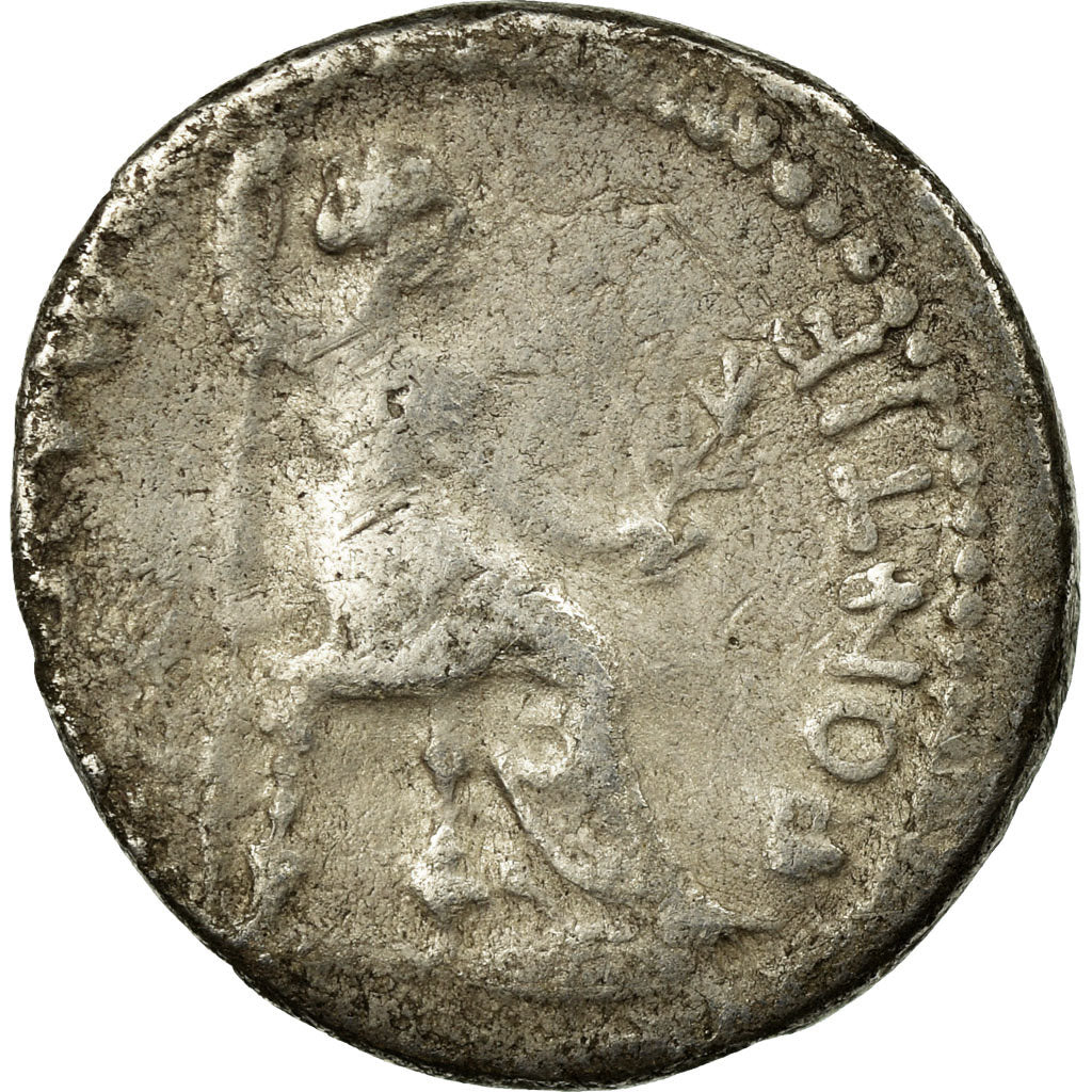 Coin, Tiberius, Denarius, Lyons, VF(20-25), Silver, RIC:26