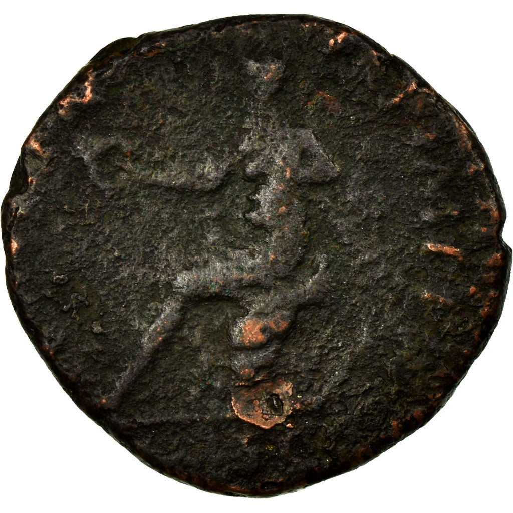 Coin, Nero, Dupondius, Gallic imitation, VF(30-35), Copper