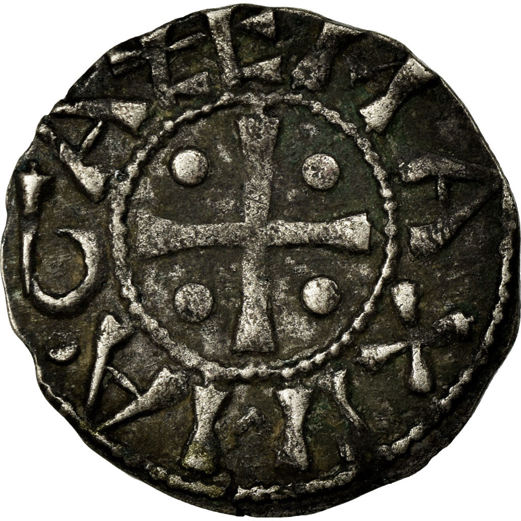 Coin, France, Dauphiné, Anonymous, Archevêché de Vienne, Denarius, Vienne