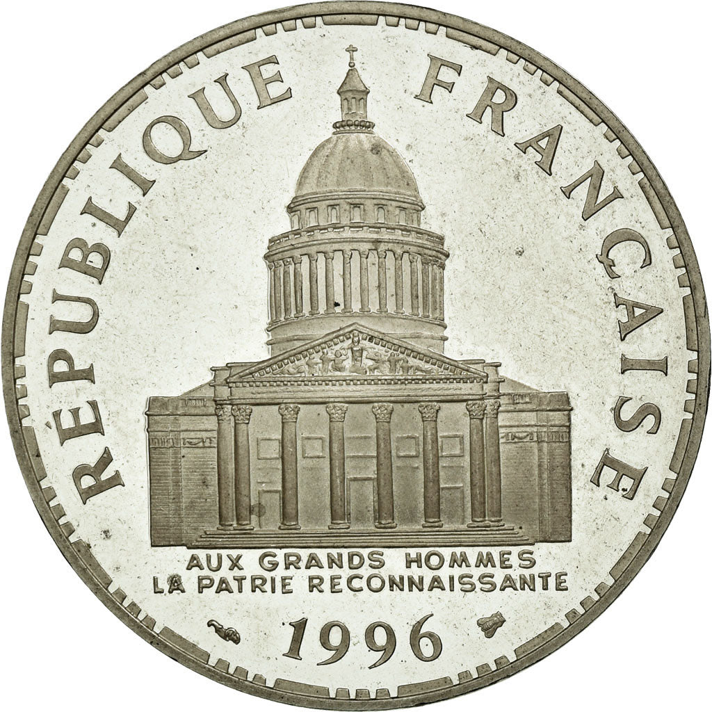 Münze, Frankreich, Panthéon, 100 Francs, 1996, Paris, VZ+, Silber, KM:951.1
