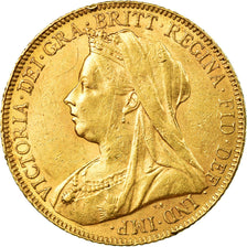 Monnaie, Grande-Bretagne, Victoria, Sovereign, 1900, SUP, Or, KM:785
