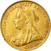 Moneta, Gran Bretagna, Victoria, Sovereign, 1899, BB+, Oro, KM:785