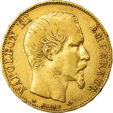 Coin, France, Napoleon III, Napoléon III, 20 Francs, 1855, Strasbourg