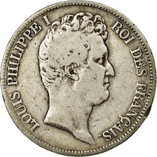 Monnaie, France, Louis-Philippe, 5 Francs, 1830, Rouen, B+, Argent, Gadoury:676