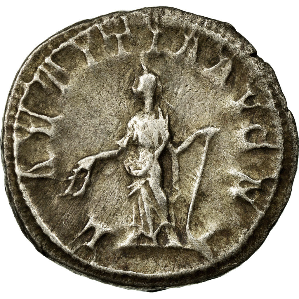 Coin, Gordian III, Denarius, 240, Rome, AU(50-53), Silver, RIC:113