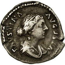 Coin, Faustina II, Denarius, 163, Rome, EF(40-45), Silver, RIC:677