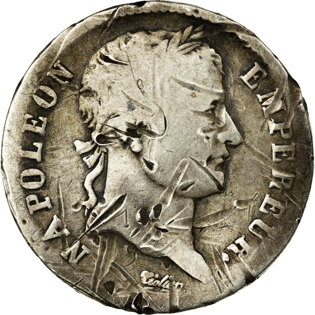 Coin, France, Napoléon I, Franc, 1811, Limoges, F(12-15), Silver, KM:692.7