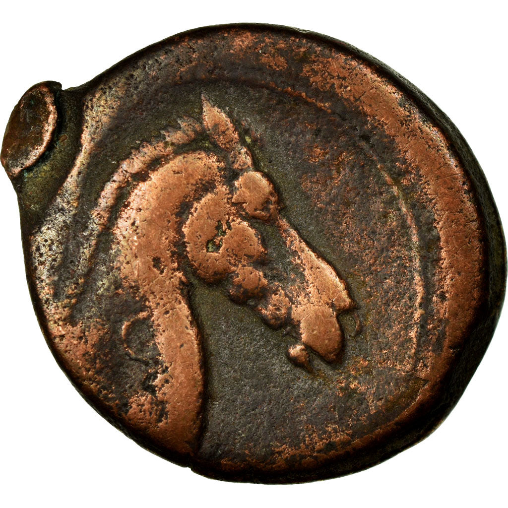 Coin, Carthage, Zeugitane, Tanit, Shekel, Carthage, EF(40-45), Copper