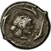 Coin, Sicily, Syracuse, Hieron I, Tetradrachm, AU(50-53), Silver, HGC:2-1307
