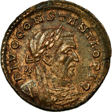 Monnaie, Constance I, Follis, 306, Trèves, TTB+, Billon, RIC:789