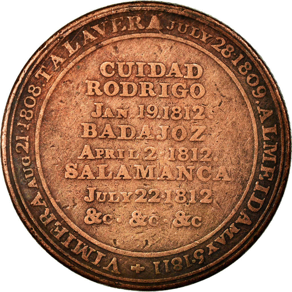 United Kingdom , Token, Great-Britain, Wellington's victory at Salamanca, 1812
