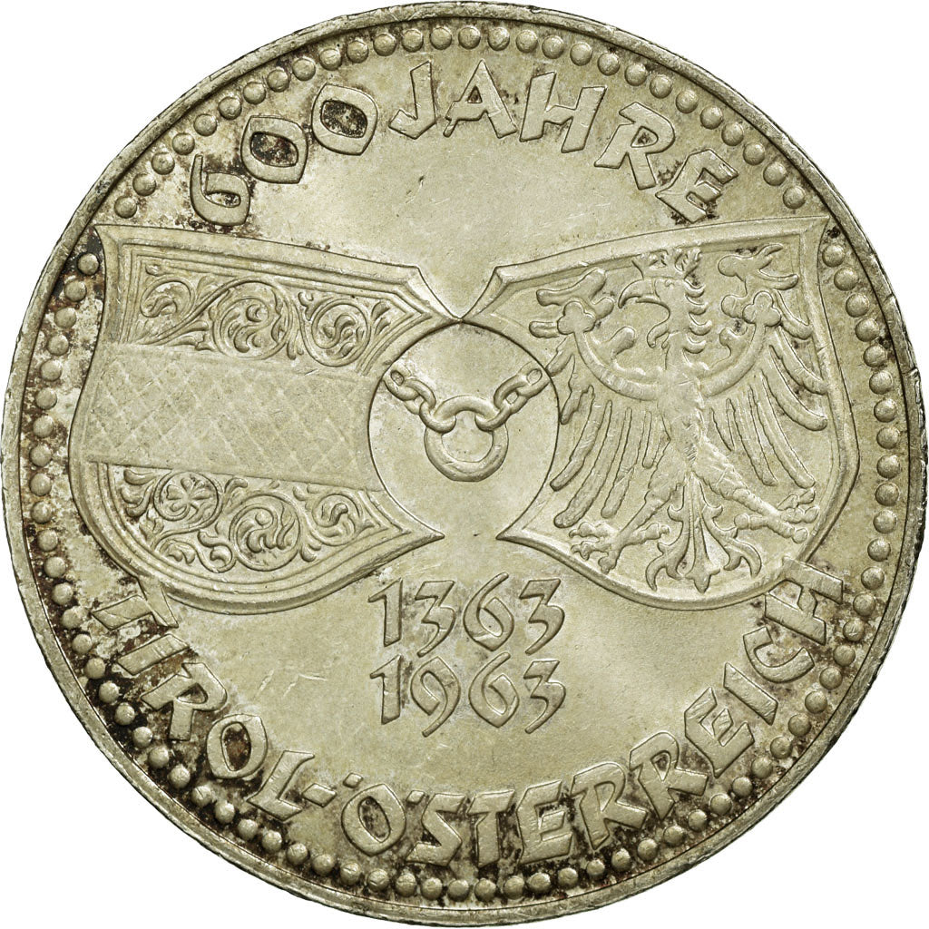 Munten, Oostenrijk, 50 Schilling, Undated (1963), ZF+, Zilver, KM:2894