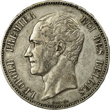 Coin, Belgium, Leopold I, 5 Francs, 1853, AU(50-53), Silver, KM:2.1
