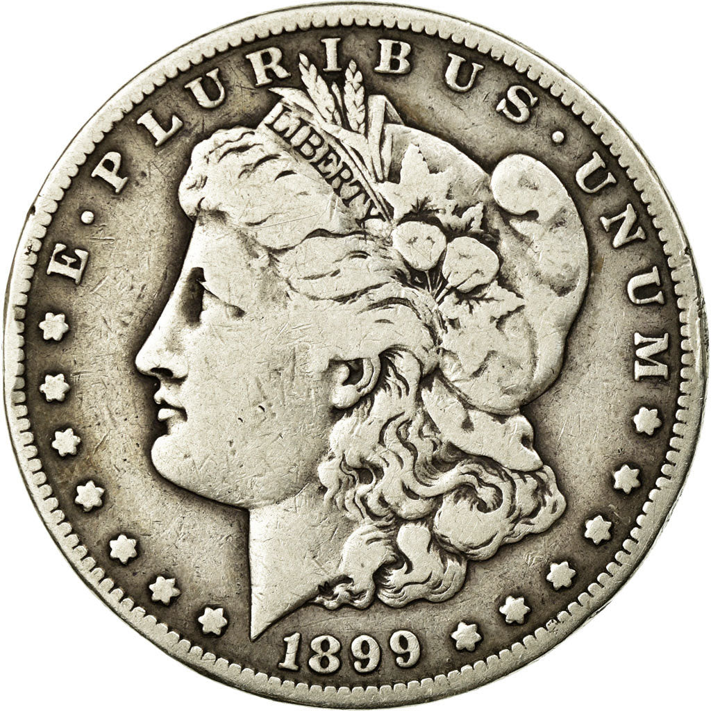 Coin, United States, Morgan Dollar, Dollar, 1899, U.S. Mint, San Francisco