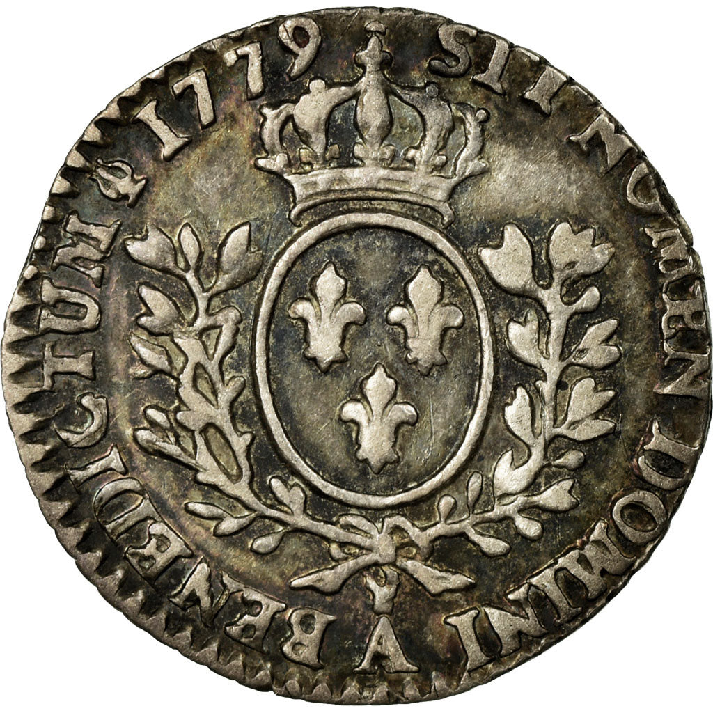 Coin, France, Louis XV, 1/20 Écu à la vieille tête (6 sols), 6 Sols, 1/20