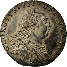Monnaie, Grande-Bretagne, George III, 6 Pence, 1787, Londres, SUP, Argent