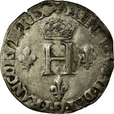 Moneda, Francia, Gros de Nesle, 1550, Paris, BC+, Plata, Sombart:4456