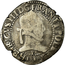 Münze, Frankreich, Henri III, Franc au Col Plat, 1580, Angers, S, Silber